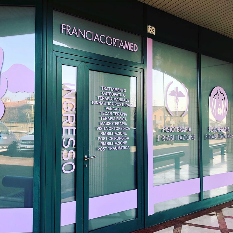 Vetrofanie studio fisioterapia